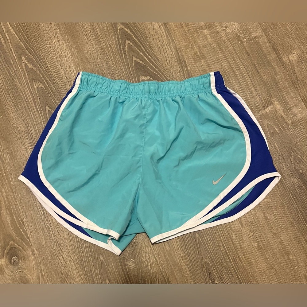 Nike Dri-fit Shorts Blue Women’s Size M Elastic Waist  Activewear Athletic